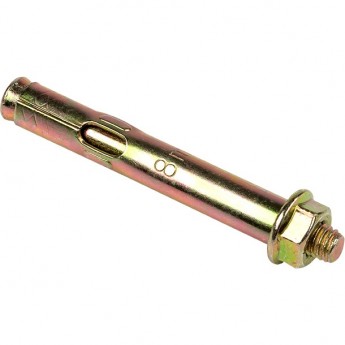 Болт анкерный с гайкой EKF М8/10*75 Болт анкерный с гайкой EKF М8/10*75