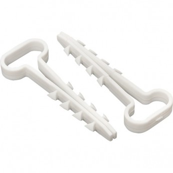 Дюбель-хомут EKF PROxima для плоского кабеля 6х12 мм белый, 50 шт