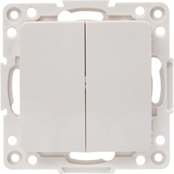 Механизм выключателя 2-кл. EKF PROXIMA СТОКГОЛЬМ 10А в/к белый