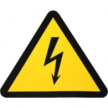 Наклейка EKF PROXIMA "Молния" (100х100х100мм.)