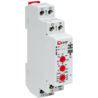 Реле контроля фаз EKF RKF-34 RKF-34 PROxima Реле контроля фаз EKF RKF-34 RKF-34 PROxima